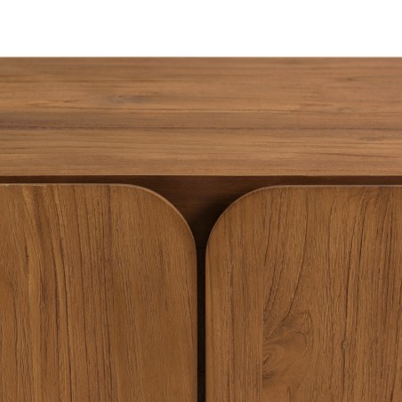 Buffet 3 portes 120x40cm en bois de teck recyclé | Macabane