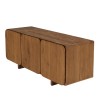 SIXTINE - Sideboard with 3 doors, 120x40cm, made from recycled teak