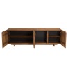 Buffet 4 portes 200x65cm en bois de teck recyclé | Macabane