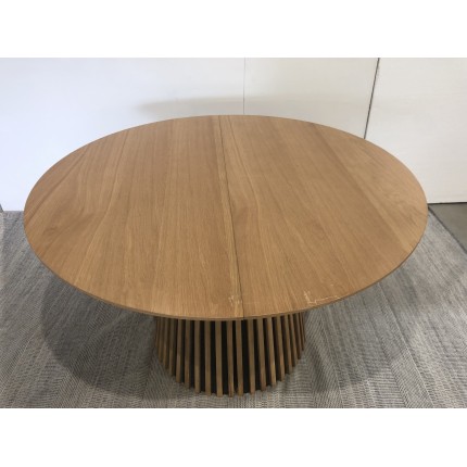 SECOND-HAND - Round extendable dining table L120/160/200
