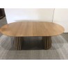 SECOND-HAND - Round extendable dining table L120/160/200