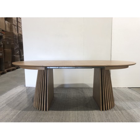 SECONDE MAIN - Table à manger ronde extensible L120/160/200