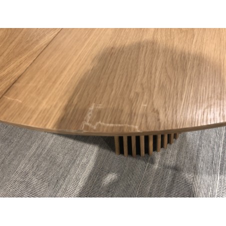 SECONDE MAIN - Table à manger ronde extensible L120/160/200