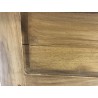 SECOND-HAND - Brown teak wood desk with 5 drawers