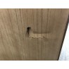 SECONDE MAIN - Console couleur naturelle 2 tiroirs bois cannage