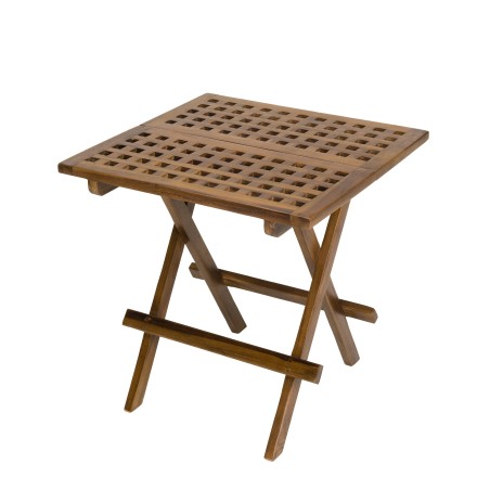 MAEVA Square Garden Picnic Table 50x50cm - Oiled Teak Wood