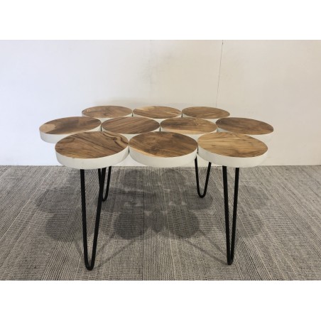 Table basse en bois de teck | Seconde Vie