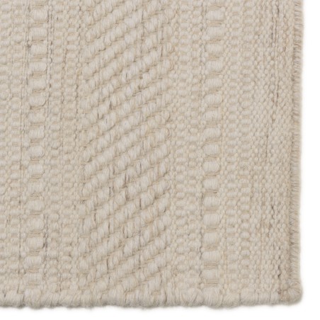 SACHA - Rectangular rug, 300 x 400 cm, made from textured wool in shades of beige