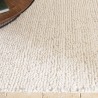 Tappeto rettangolare 300x400cm in lana bouclé color bianco | Macabane