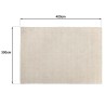 SACHA - Rectangular rug, 300 x 400 cm, made from white looped wool