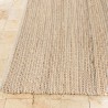QUENTIN - Rectangular rug, 300x400cm, jute and cotton, beige/white/black