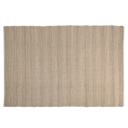 Macabane | Tapis rectangulaire en jute et coton 