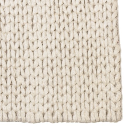 QUENTIN - Rectangular rug, 300x400cm, woven wool, white