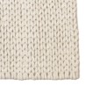 Alfombra rectangular 300x400cm de lana tejida color blanco | Macabane
