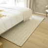 QUENTIN - Rectangular rug, 300x400cm, woven wool, white