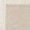 QUENTIN - Rectangular rug, 300x400cm, woven wool, white