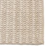 Rechteckiger Teppich 300x400cm aus gewebter Wolle beige | Macabane