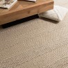 QUENTIN - Rectangular rug, 300 x 400 cm, woven wool, beige