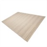 Rechthoekig vloerkleed 300x400cm van beige geweven wol | Macabane