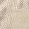 Rechthoekig vloerkleed 300x400cm van beige geweven wol | Macabane