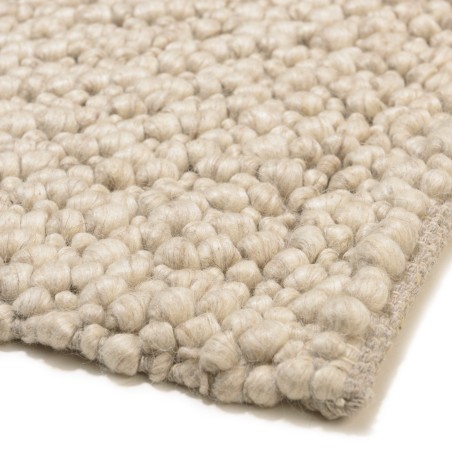 QUENTIN - Rectangular rug, 300 x 400 cm, looped wool, beige
