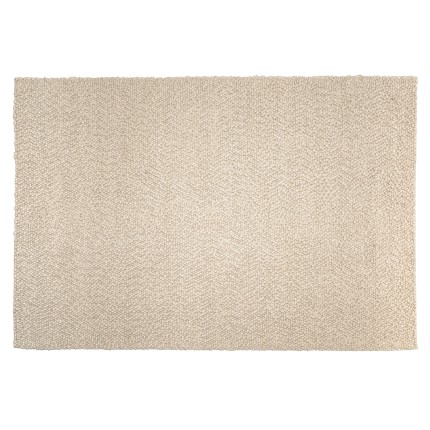 QUENTIN - Rectangular rug, 300 x 400 cm, looped wool, beige