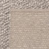 Alfombra rectangular 300x400cm de lana bouclé gris | Macabane