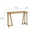 Konsole 110cm aus Mindiholz dreieckige Beine | Macabane