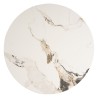Table bistrot en céramique marbré clair | Professionnel et particulier