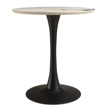 Table bistrot en céramique marbré clair | Professionnel et particulier