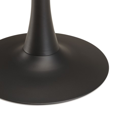 ICARE - Set n. 3: tavolo bistrot D70cm in ceramica marmorizzato chiaro