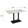Table bistrot rectangulaire | Aménagement