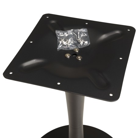 ICARE - Set nr. 3: bistrotafel D70cm van keramiek groen gemarmerd