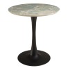 ICARE - Set Nr. 3: Bistrotisch D70cm aus Keramik grün marmoriert