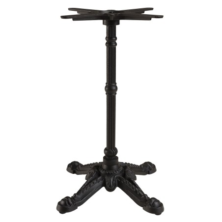 ICARE - Set nr. 2: bistrotafel D70cm van keramiek zwart gemarmerd