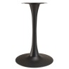 ICARE - Conjunto n.º 3: mesa bistró D70cm de cerámica marmoleado negro