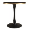 ICARE - Set nr. 3: bistrotafel D70cm van keramiek zwart gemarmerd