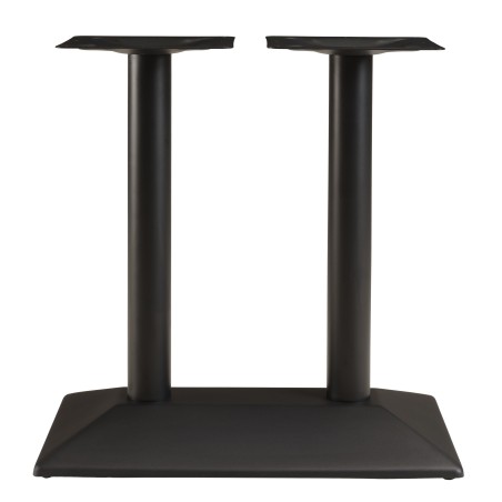 ICARE - Conjunto n.º 1: mesa bistró rect. 120x70cm de cerámica marmoleado negro