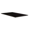 ICARE - Conjunto n.º 1: mesa bistró rect. 120x70cm de cerámica marmoleado negro
