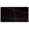 ICARE - Set no. 1: bistro table rectangular 120x70cm in black marbled ceramic