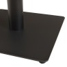 ICARE - Conjunto n.º 2: mesa bistró 70x70cm de cerámica marmoleado blanco