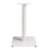 ICARE - Conjunto n.º 3: mesa bistró 70x70cm de cerámica marmoleado blanco
