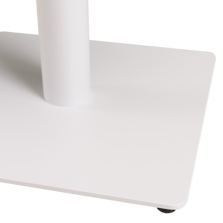 ICARE - Set Nr. 3: Bistrotisch 70x70cm aus Keramik weiß marmoriert