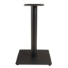 ICARE - Set no. 2: bistro table 70x70cm in black marbled ceramic