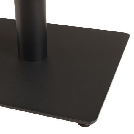 ICARE - Set nr. 2: bistrotafel 70x70cm van keramiek zwart gemarmerd
