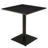 Table bistrot en céramique marbré noir | Macabane