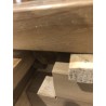 Ovale uitschuifbare tuintafel van onbehandeld teakhout 180/240*100 cm