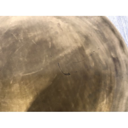 JOHAN - Set of 2 Round Side Tables in Anthracite Grey and Gold Metal