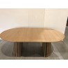 SECONDE MAIN - Table à manger ronde extensible L120/160/200