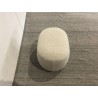 Designer pouffe no. 2 in beige small terry cloth | Leopold Collection